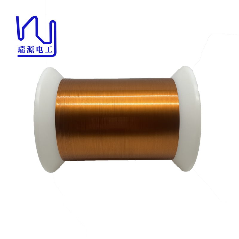 Aiw220 Flat Super Enamelled Copper Wire Self Adhesive