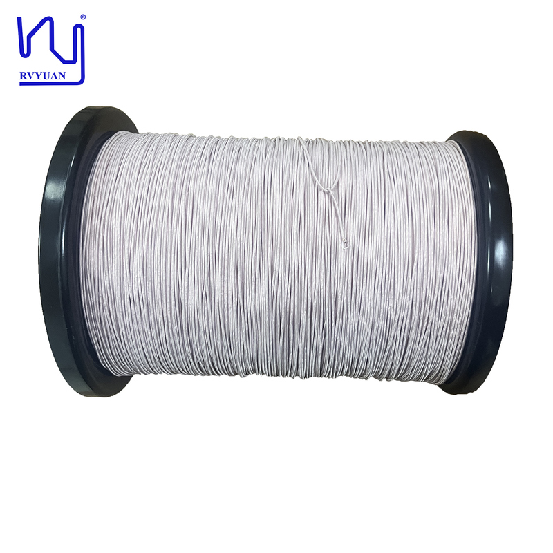 0.03mm 0.05mm 0.08mm 0.1mm 0.2mm High Frequency Wire Enameled Magnet Wire Silk Covered Copper Litz Wire