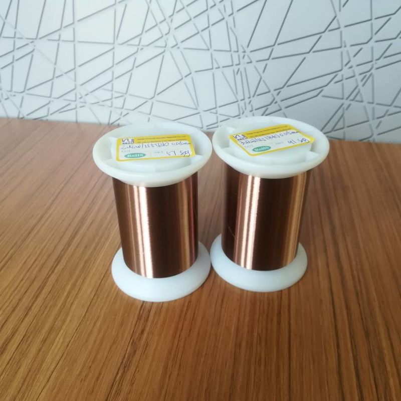 UEW Insulation Super Thin Enameled Copper Wire For Electronic Coils