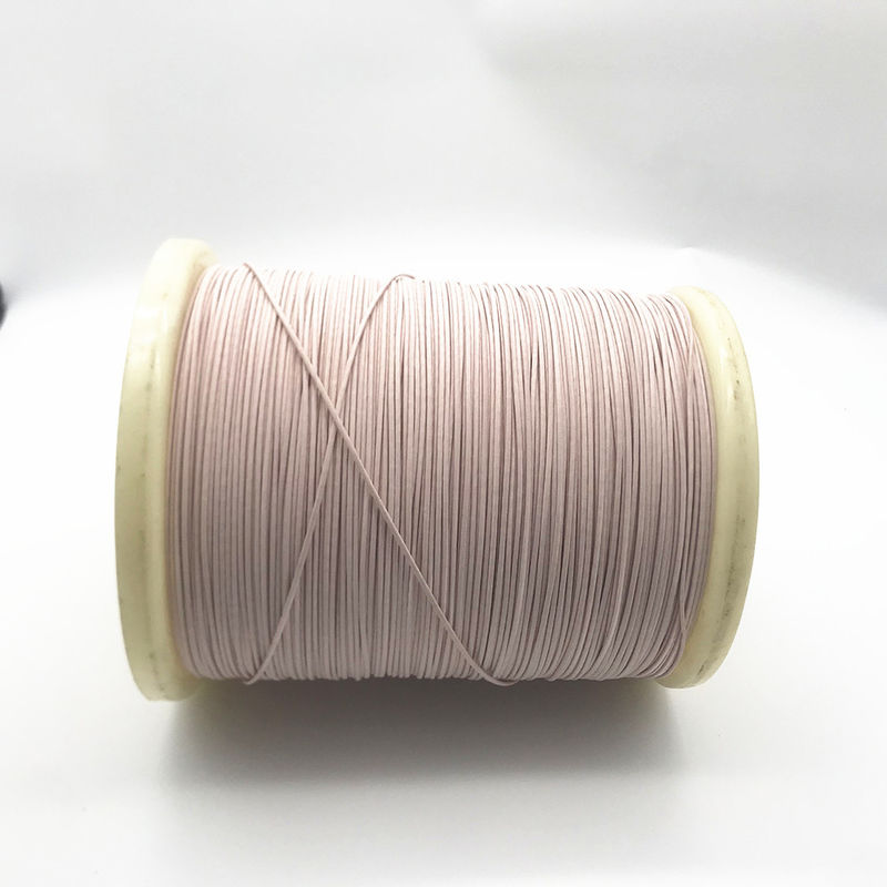 40 Awg / 250 Ustc Copper Litz Wire Profiled Stranded Silk Covered