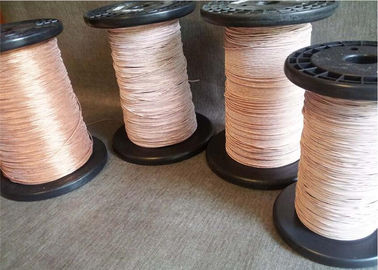 Fil Litz à couvert en soie personnalisé 0,025 mm-0,5 mm Fil Litz en cuivre échoué pour le transformateur