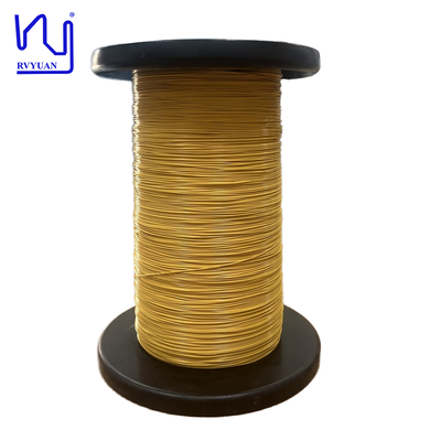 Fil Litz personnalisé 0,21 mm * 7 Fil de cuivre à brin de téflon d'isolation ETFE pour le transformateur