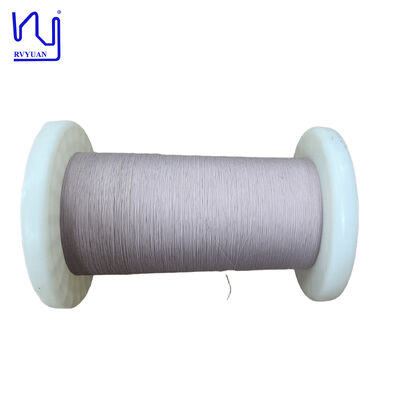 Fil de Litz recouvert de soie 2USTC-F 0.025mmx7 pour capteurs médicaux de précision