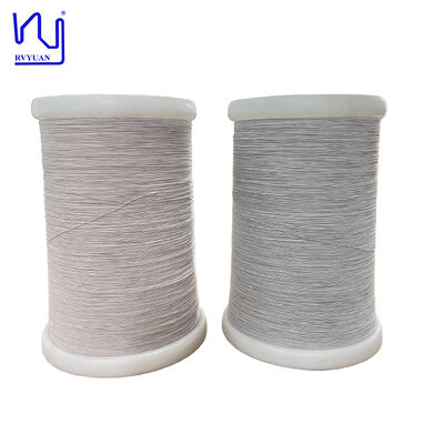 2USTC-H 19 fils 42AWG fil Litz en cuivre recouvert de soie naturelle pour câble audio haut de gamme