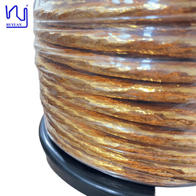 0.32mmx528 PI/PET/ETFE fil Litz isolant en ruban adhésif à tension de rupture de 6000V pour transformateurs et véhicules électriques
