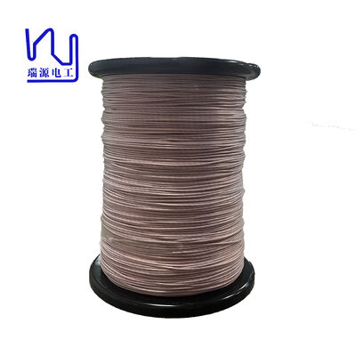 Fil de Litz en cuivre gainé de PTFE personnalisé 0,10 mm x 500 brins