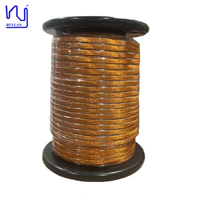 0.10x3175 ((8.7x5.5mm) Fil de Litz en cuivre enrobé de polyimide profilé avec facteur de remplissage plus élevé