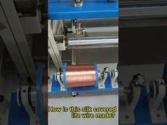 La soie en nylon à haute fréquence faite sur commande a couvert le fil échoué de cuivre de litz