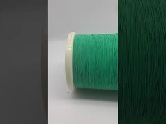 Couleur verte fil de litz recouvert de soie réelle 0,071 mm * 84 conducteur de cuivre pour haut de gamme Audio